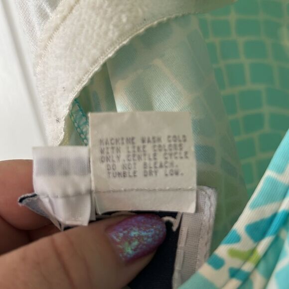 Lilly Pulitzer Ocean Life Mosaic Stretch Halter Dress - Size M - Picture 5 of 9